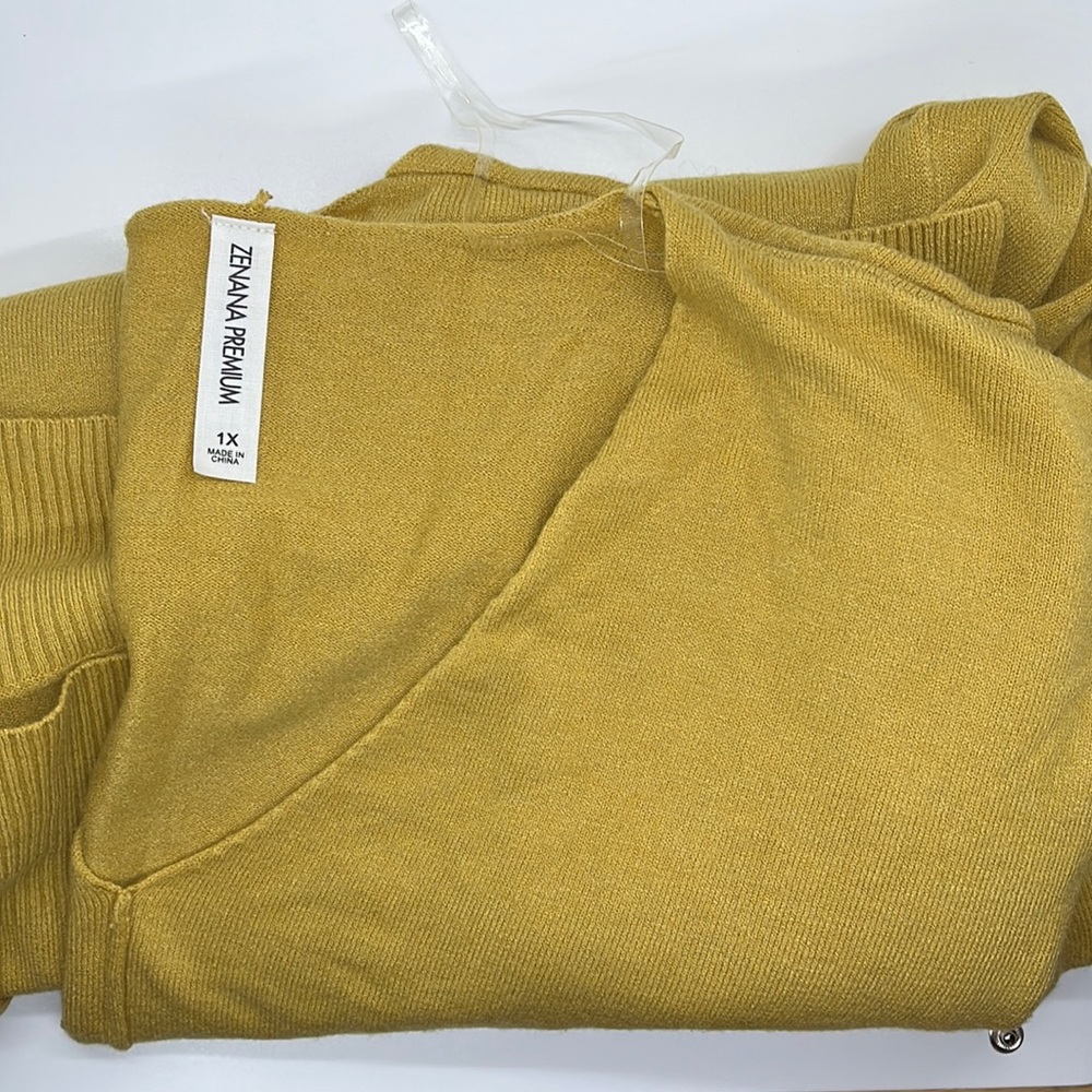 Zenana mustard tunic 1Xl